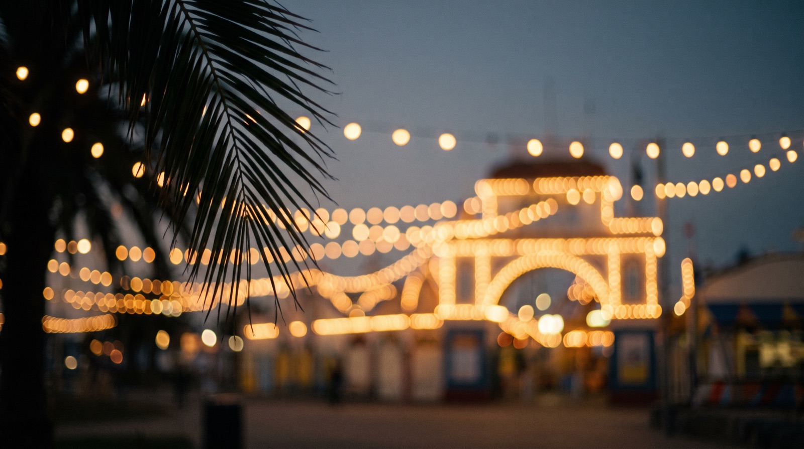 Luna Park at blue hour · St Kilda